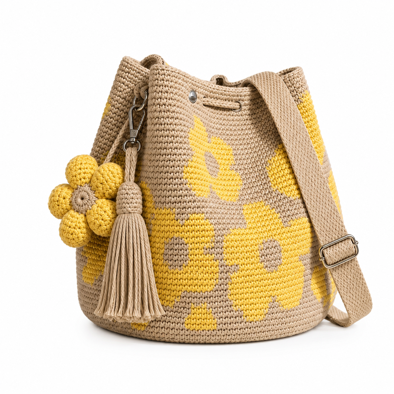Crochet Flower Bag