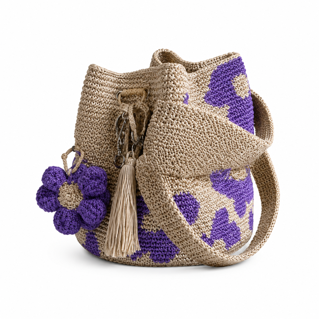 Crochet Flower Bag